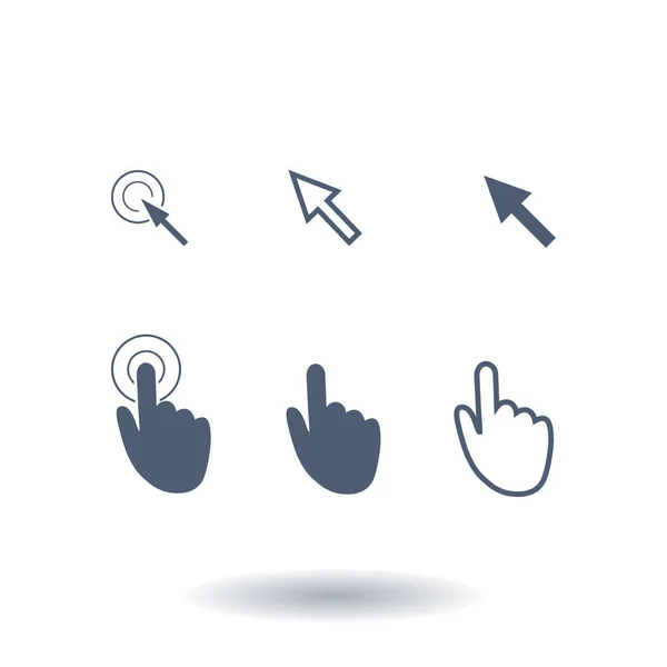 Mouse, hand, arrow. — Stock Photo, Image