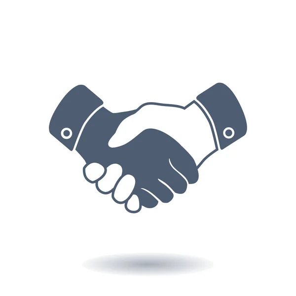 Handshake tecken ikonen. — Stockfoto