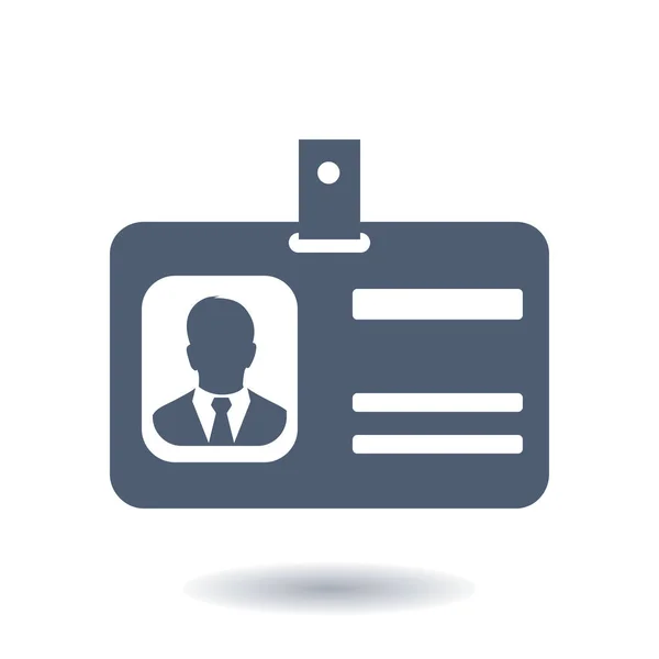 Identification card symbol. — Stock Photo, Image