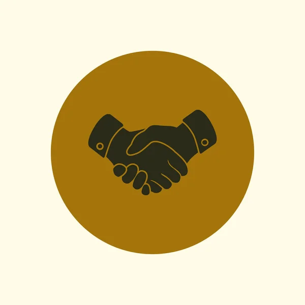 Handshake sign icon. — Stock Photo, Image