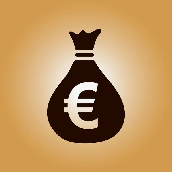 Ikona worka pieniędzy — Zdjęcie stockowe
