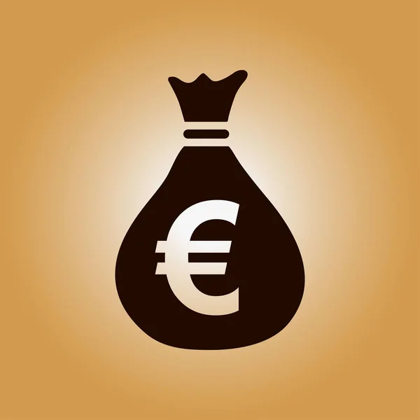 Geld zak pictogram — Stockfoto