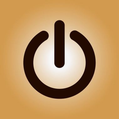 Güç işareti simgesi.