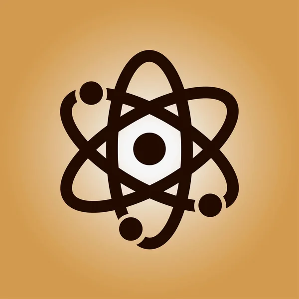 Pictograma de átomo . — Fotografia de Stock