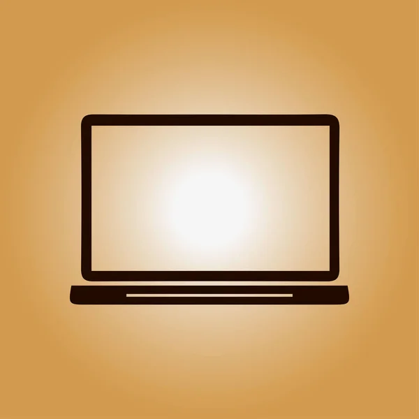 Laptop teken symbool. — Stockfoto