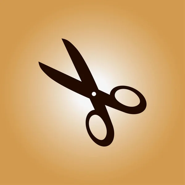 Иконка с ножницами . — стоковое фото