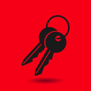 Kilit işareti simgesi.