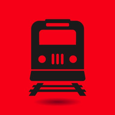 Tren işareti simgesi.