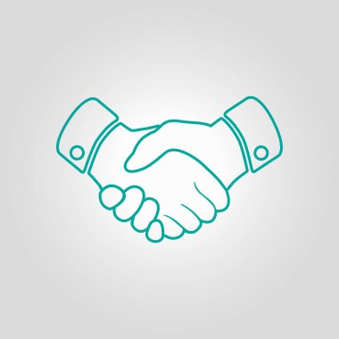 El sıkışma işareti simgesi.