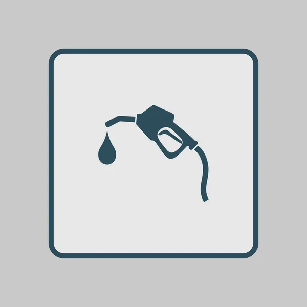 Benzine pomp mondstuk. — Stockvector