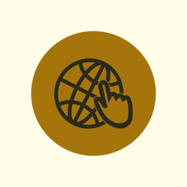 Küre işareti simgesi.