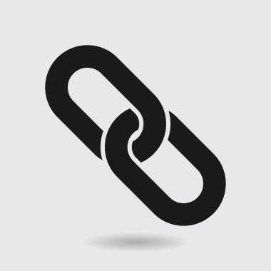 Zincir işareti simgesi.