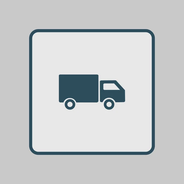 Camión entrega signo icono . — Vector de stock