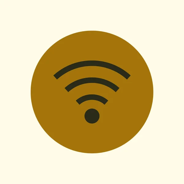 WiFi skylt symbol. — Stock vektor