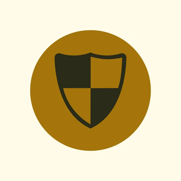 Schutzschild-Symbol. — Stockvektor