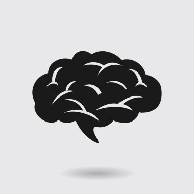 Beyin simgesi simgesi.