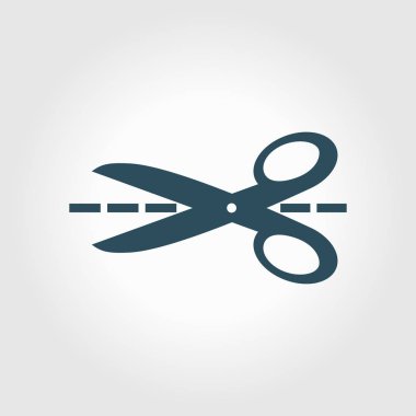 Makas işareti simgesi.