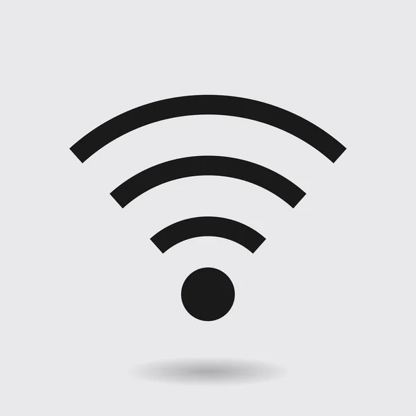 WiFi işareti simgesi. — Stok Vektör