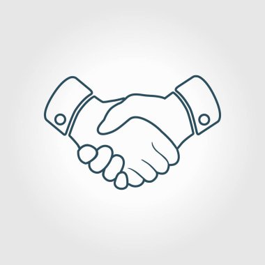 El sıkışma işareti simgesi.