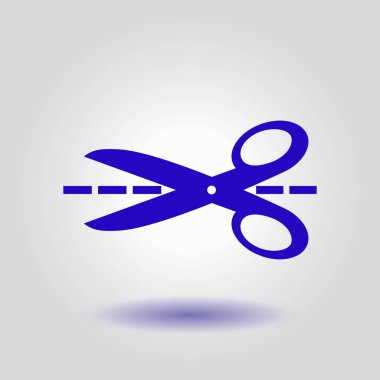 Makas işareti simgesi.