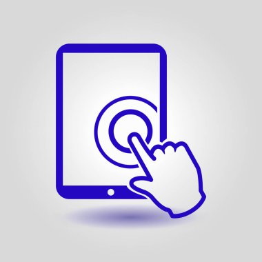 Touchpad işareti simgesi.