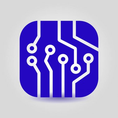 Mikroçip işareti simgesi.