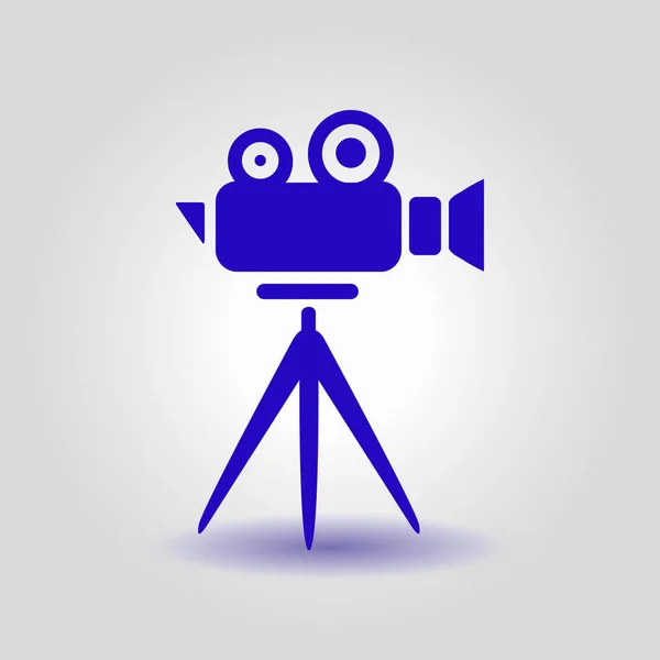 Symbole caméra cinéma . — Image vectorielle