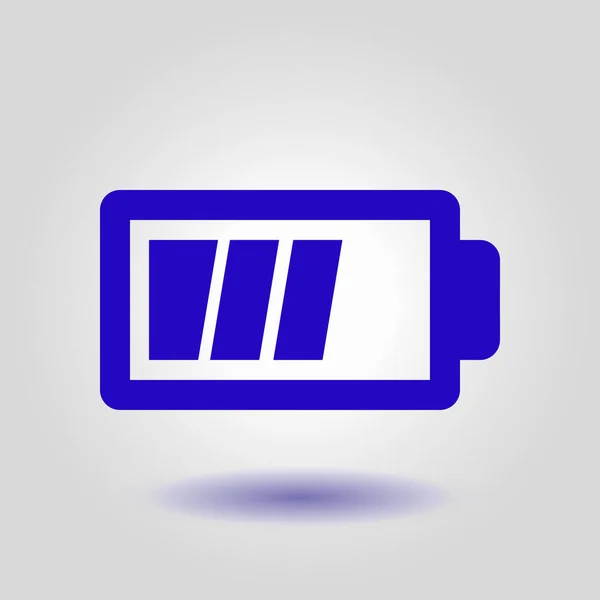 Icône de signe de batterie . — Image vectorielle