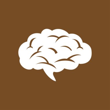 Beyin simgesi simgesi.