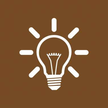 ışık lamba simgesi.