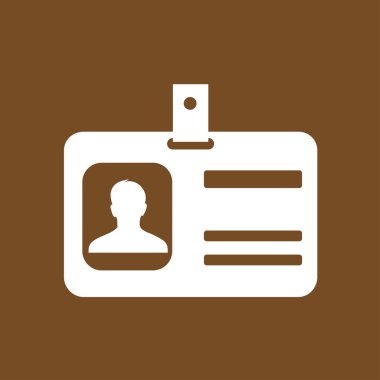 Kimlik kartı sembolü.