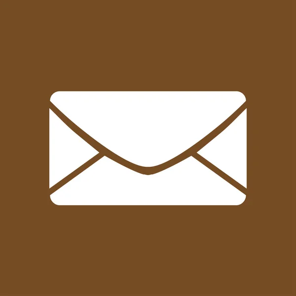 Icono de correo plano. — Vector de stock