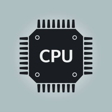 Mikroçip işareti simgesi.