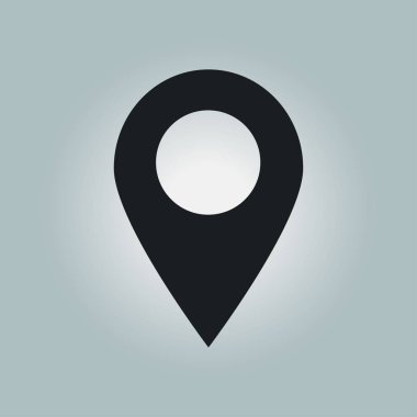 Yer işareti simgesi.