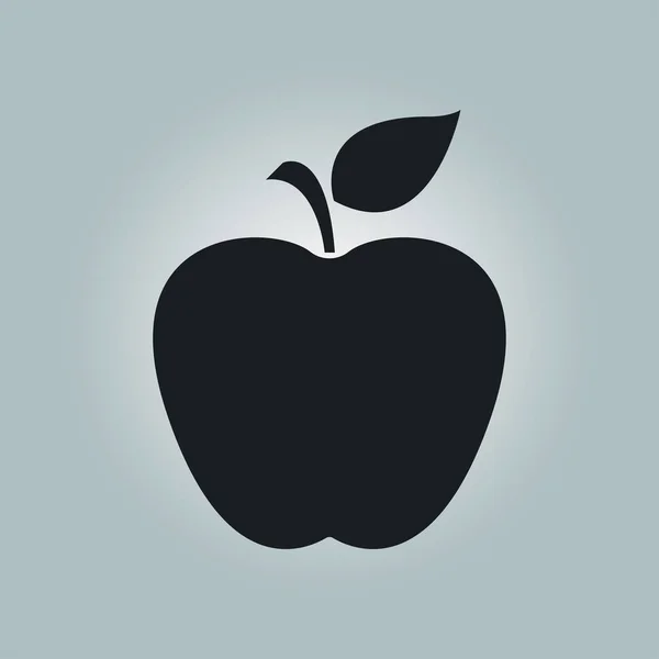 Leaf apple-symbolen. — Stock vektor