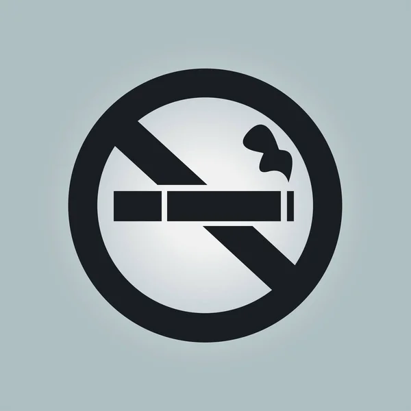 Não fumar sinal . — Vetor de Stock