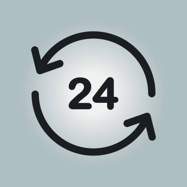 Saat bir gün simgesini açın..