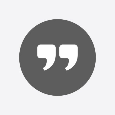 Konuşma işareti simgesi.