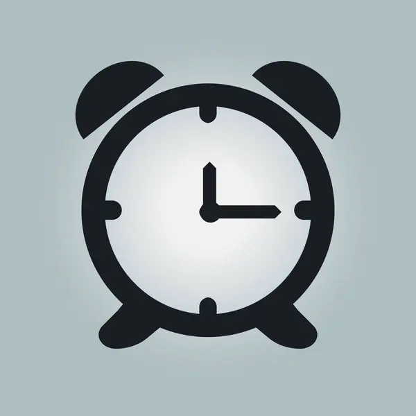 Reloj despertador vector . — Vector de stock