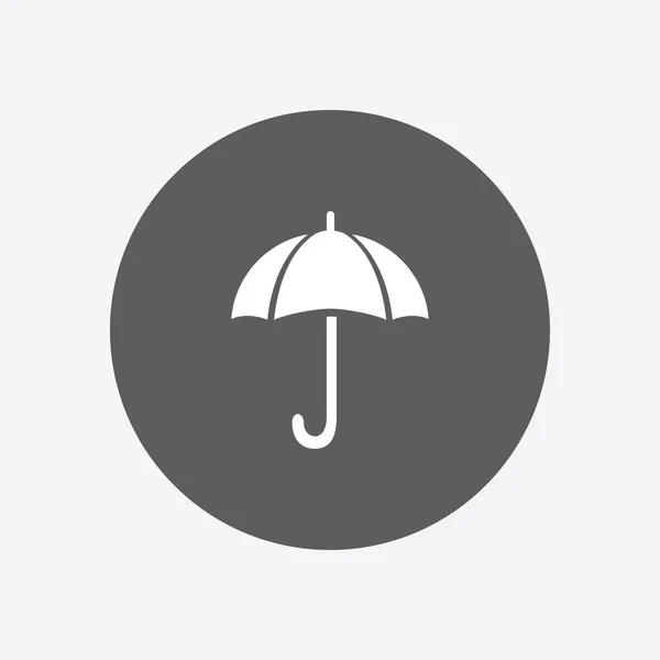 Signo de paraguas símbolo . — Vector de stock