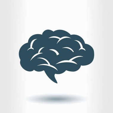 Beyin simgesi simgesi.