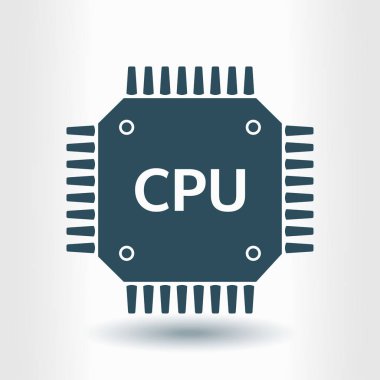 Mikroçip işareti simgesi.