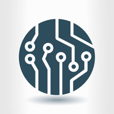 Mikroçip işareti simgesi.