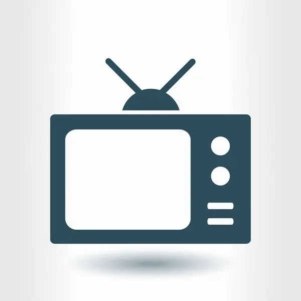 Icono de la televisión . — Vector de stock