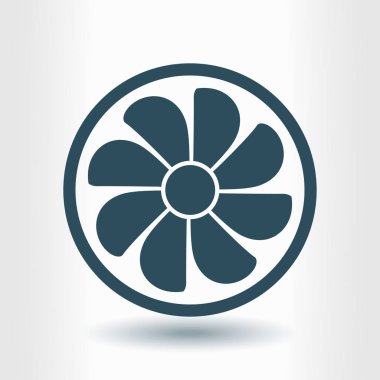 Havalandırma işareti simgesi.