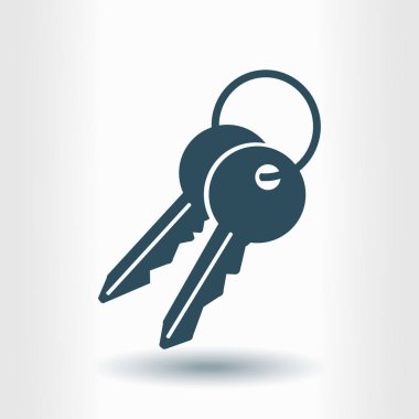 Kilit işareti simgesi.