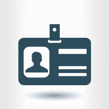 Kimlik kartı sembolü.