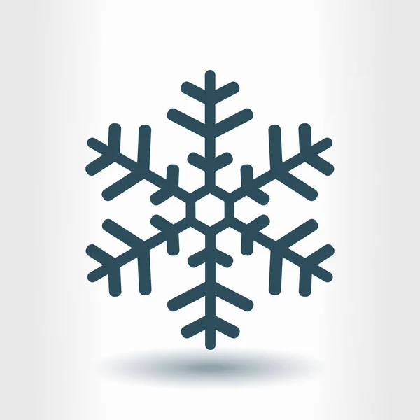 Sneeuwvlok teken pictogram. — Stockvector