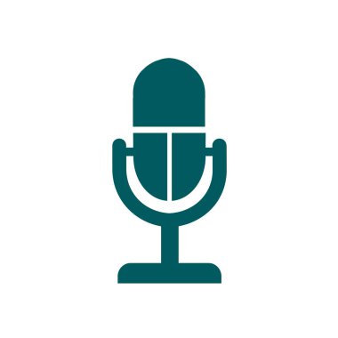 Mikrofon işareti simgesi.