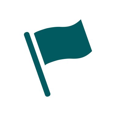 Bayrak işaretçi işareti simgesi.